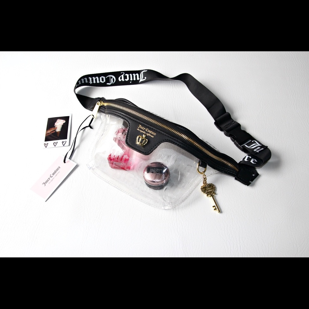 Juicy Couture clear fanny pack